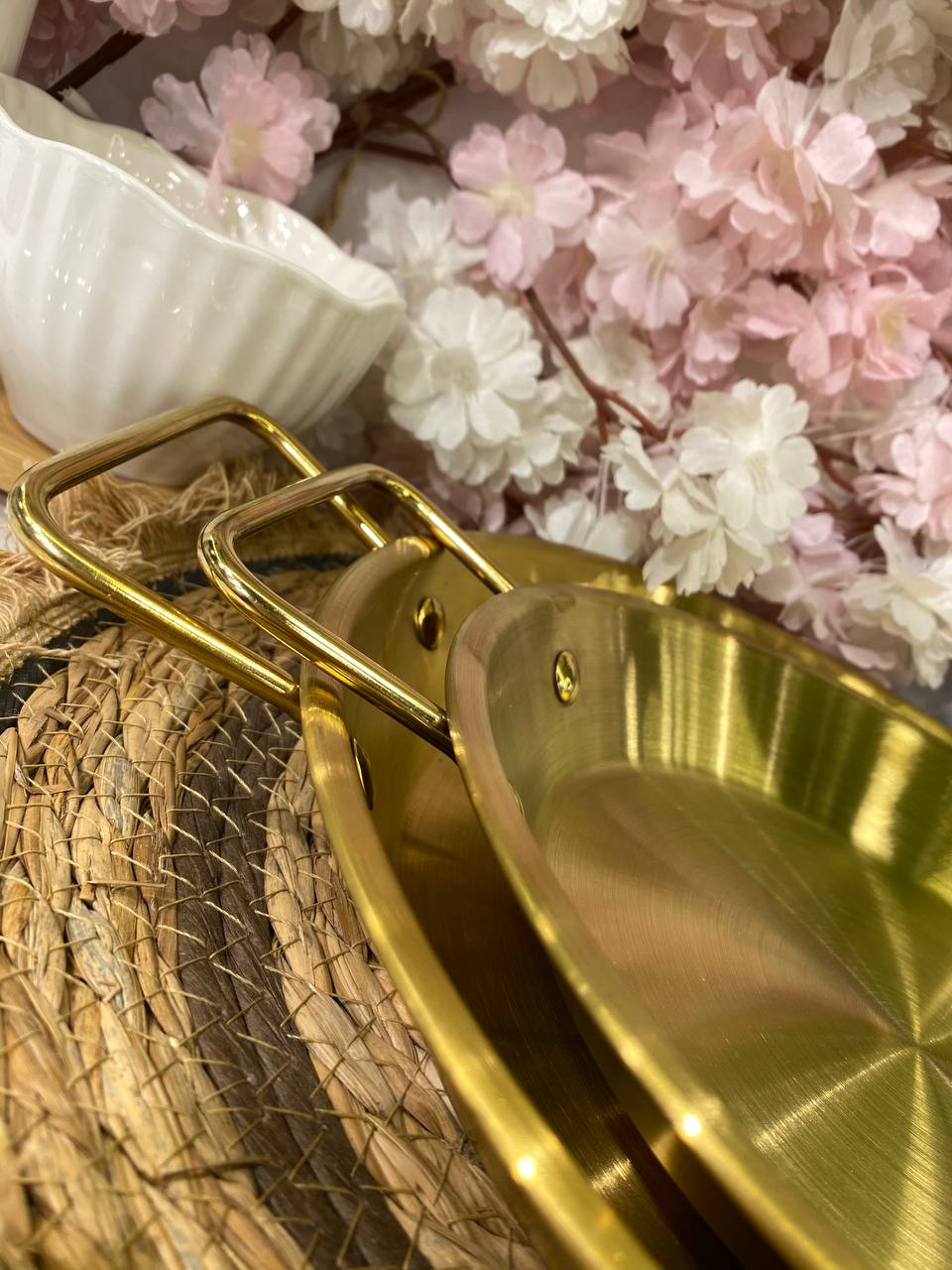 Gold Plated Stainless Steel Serving Set