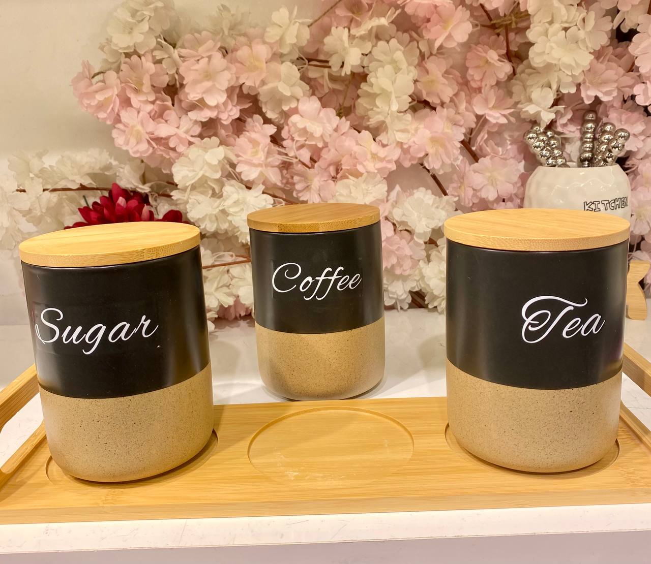 Elegant Tea, Sugar, and Coffee Set