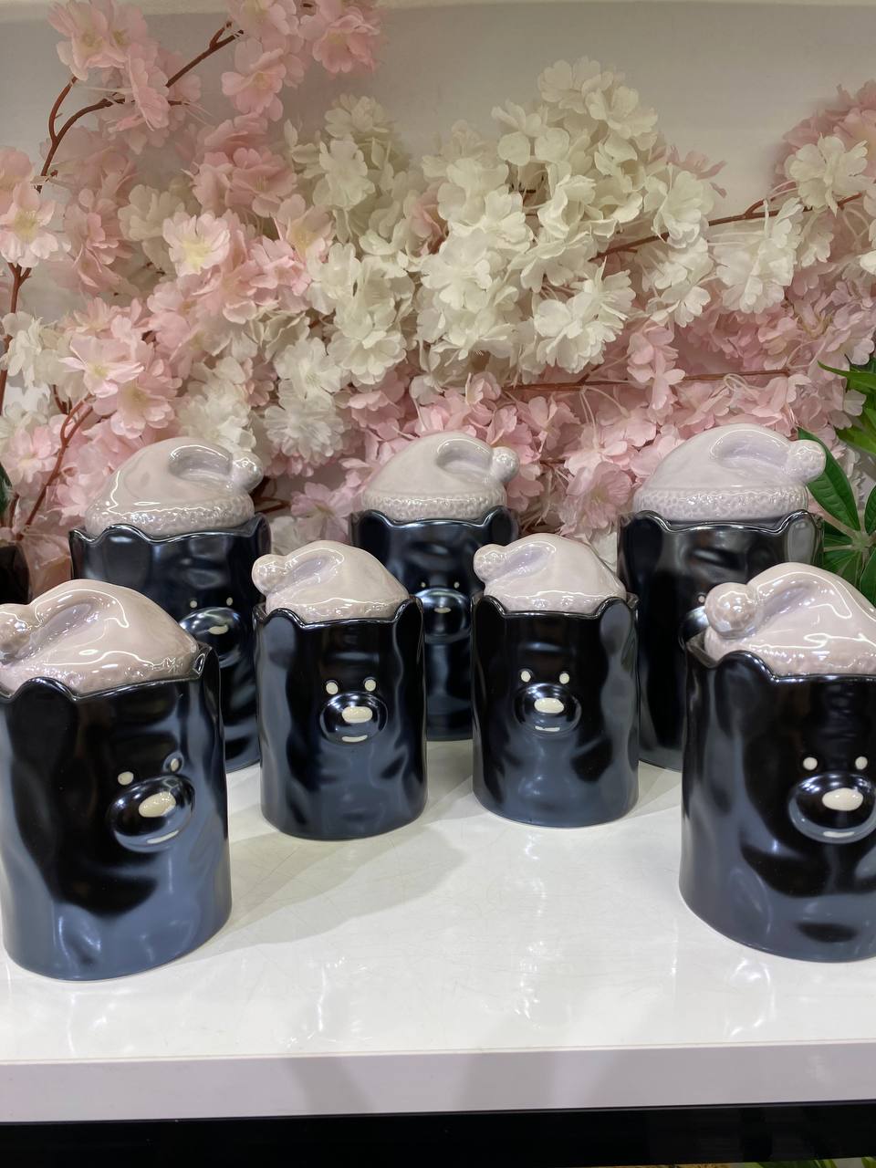 Teedy Bear Porcelain Spice Set