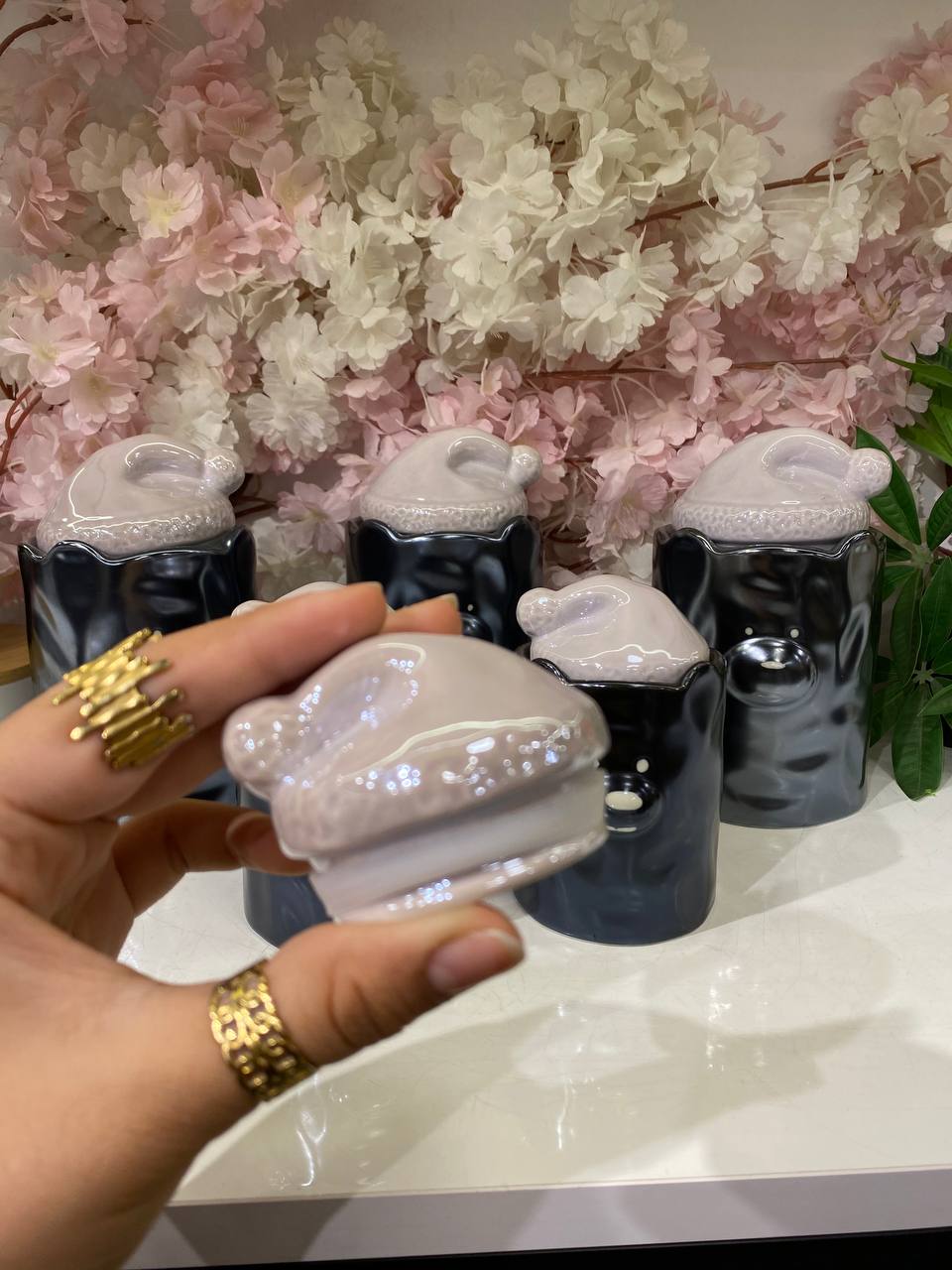 Teedy Bear Porcelain Spice Set