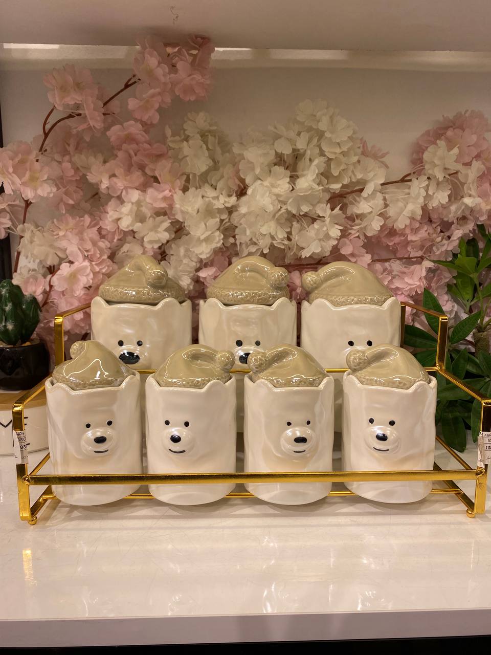 Teedy Bear Porcelain Spice Set