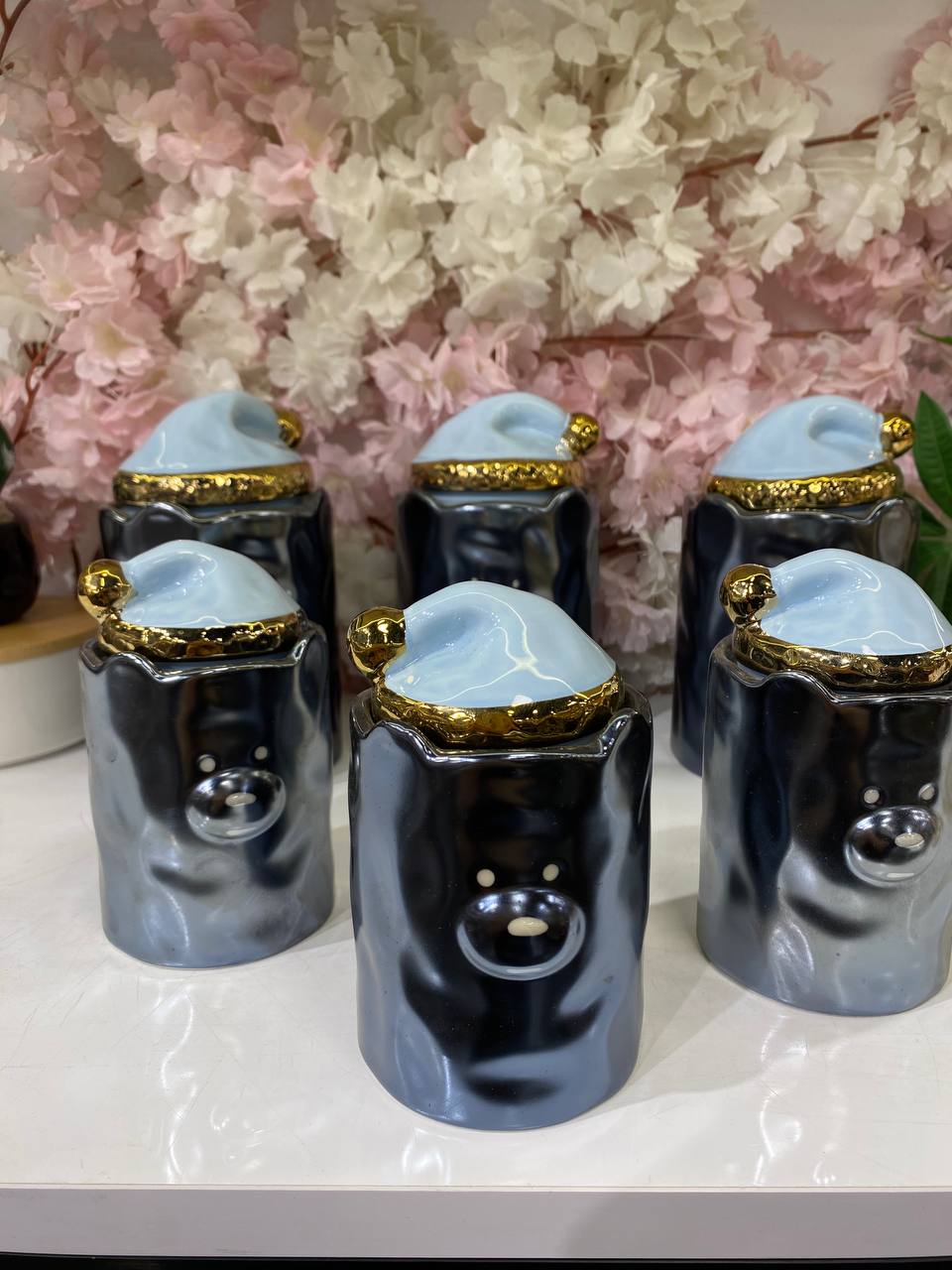 Teedy Bear Porcelain Spice Set