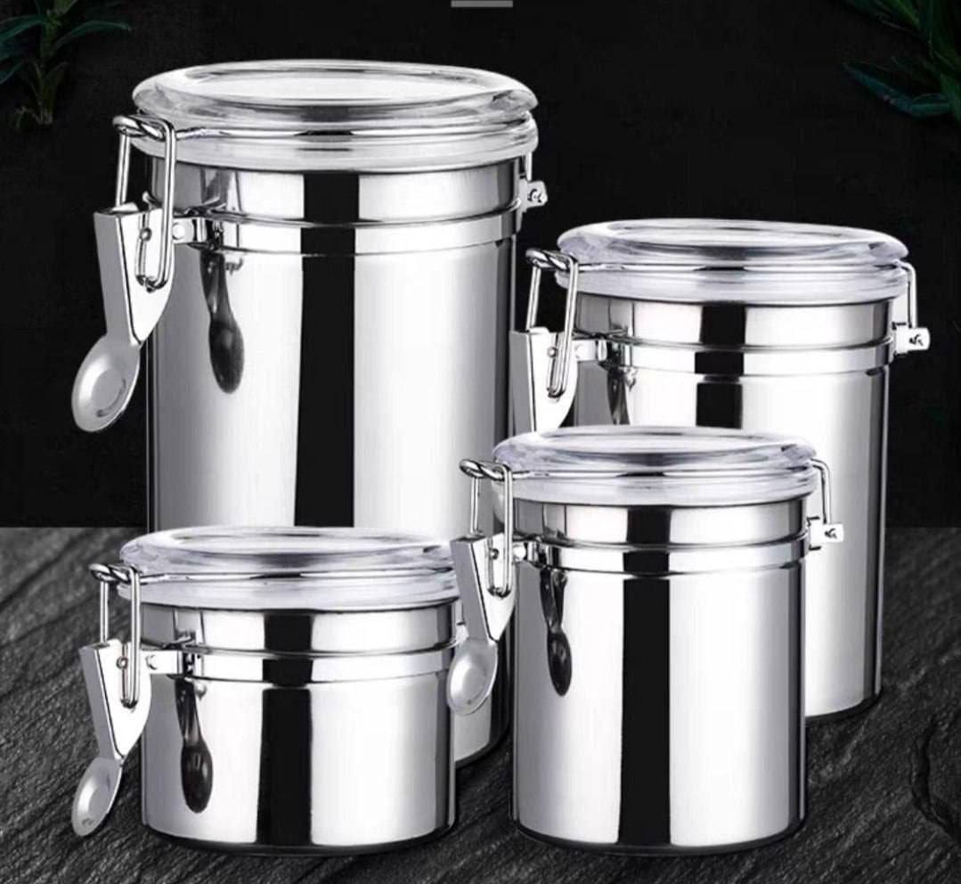 4-Piece Stainless Steel Clip-on Legume Set