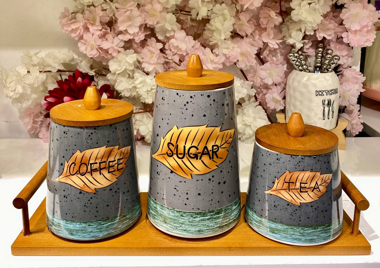 Tea, sugar, and coffee set High-quality porcelain