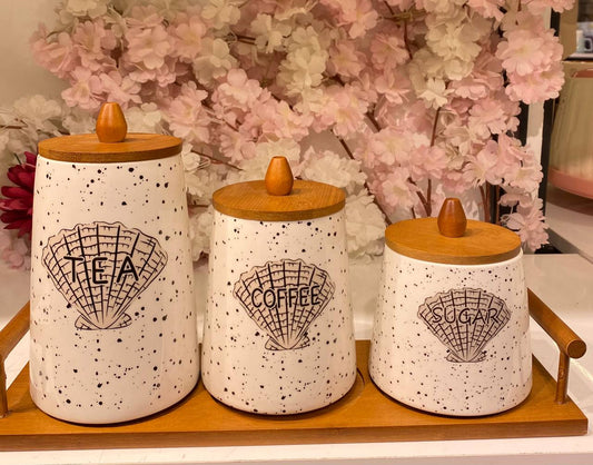 Tea, sugar, and coffee set High-quality porcelain