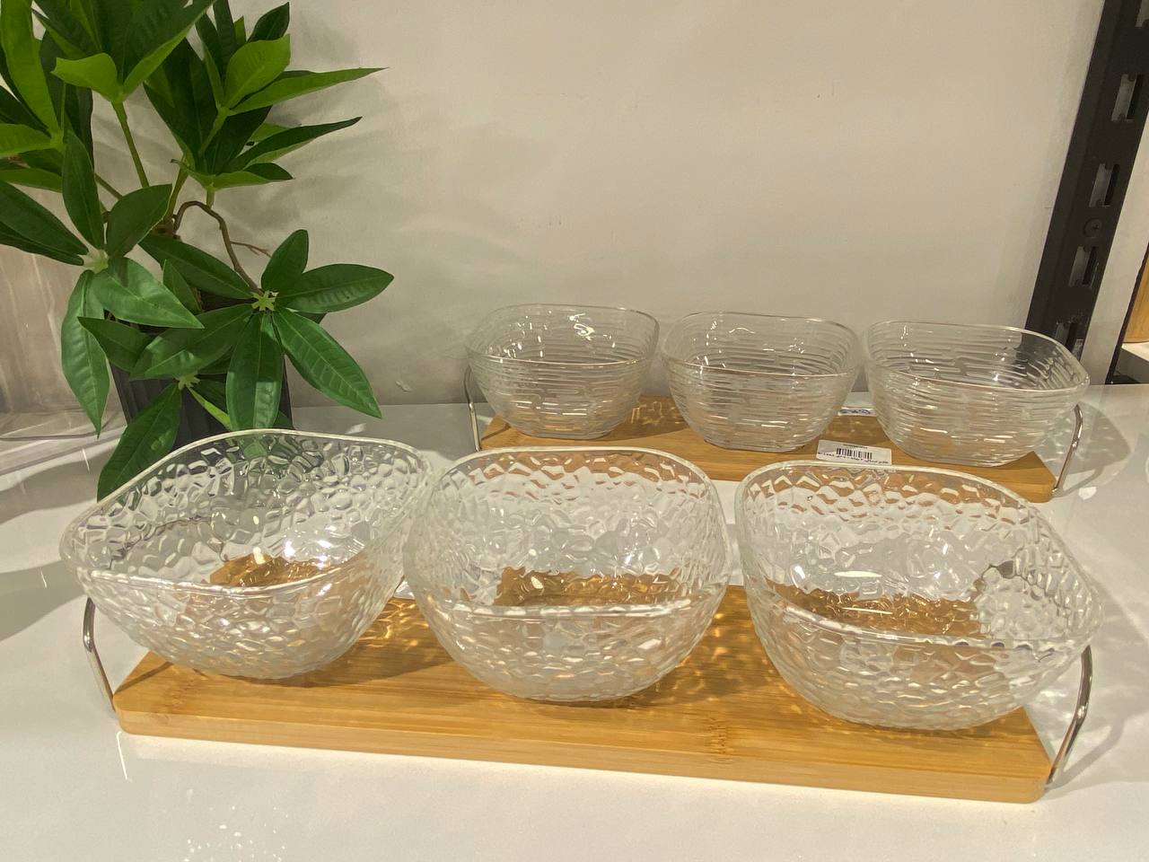 Engraved Crystal Bowl Set - 3 Pieces