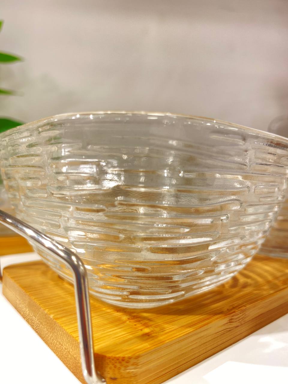 Engraved Crystal Bowl Set - 3 Pieces