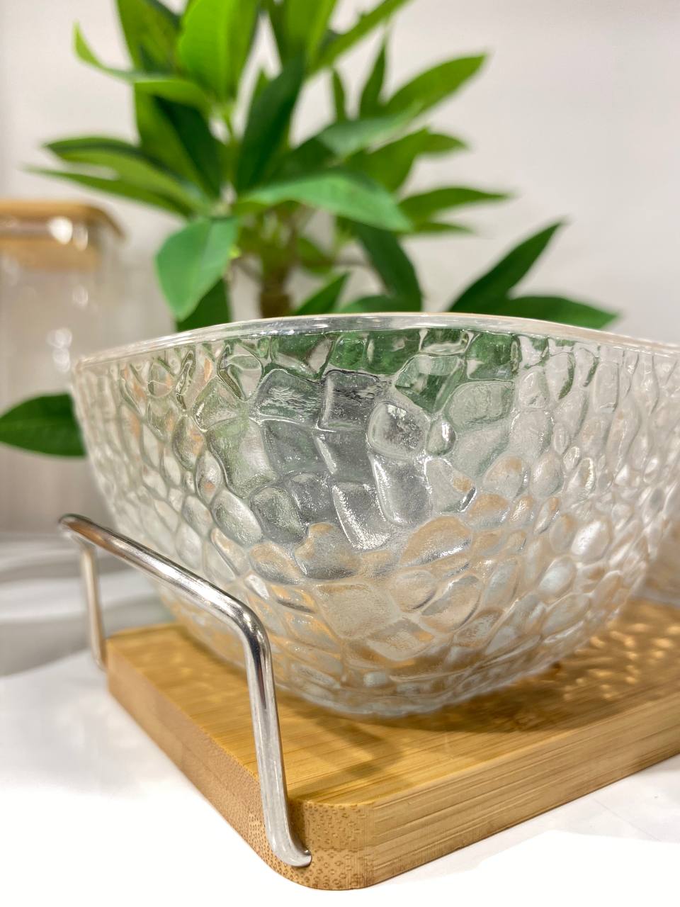 Engraved Crystal Bowl Set - 3 Pieces