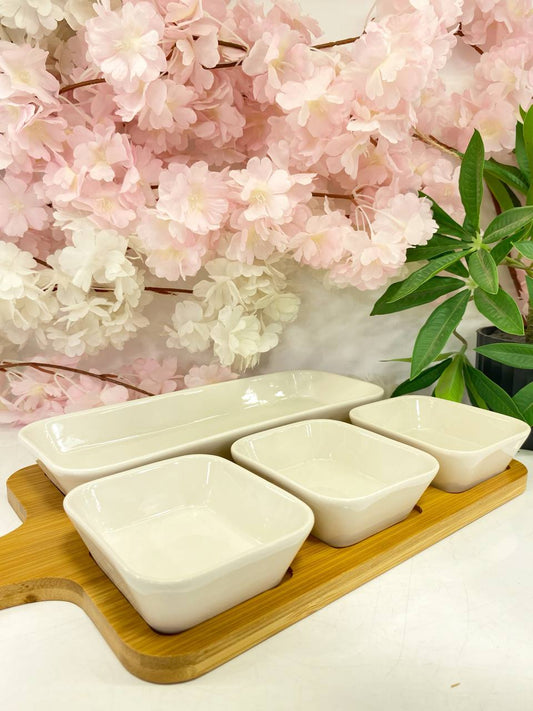Ordif Porcelain Sauce & Snack Set