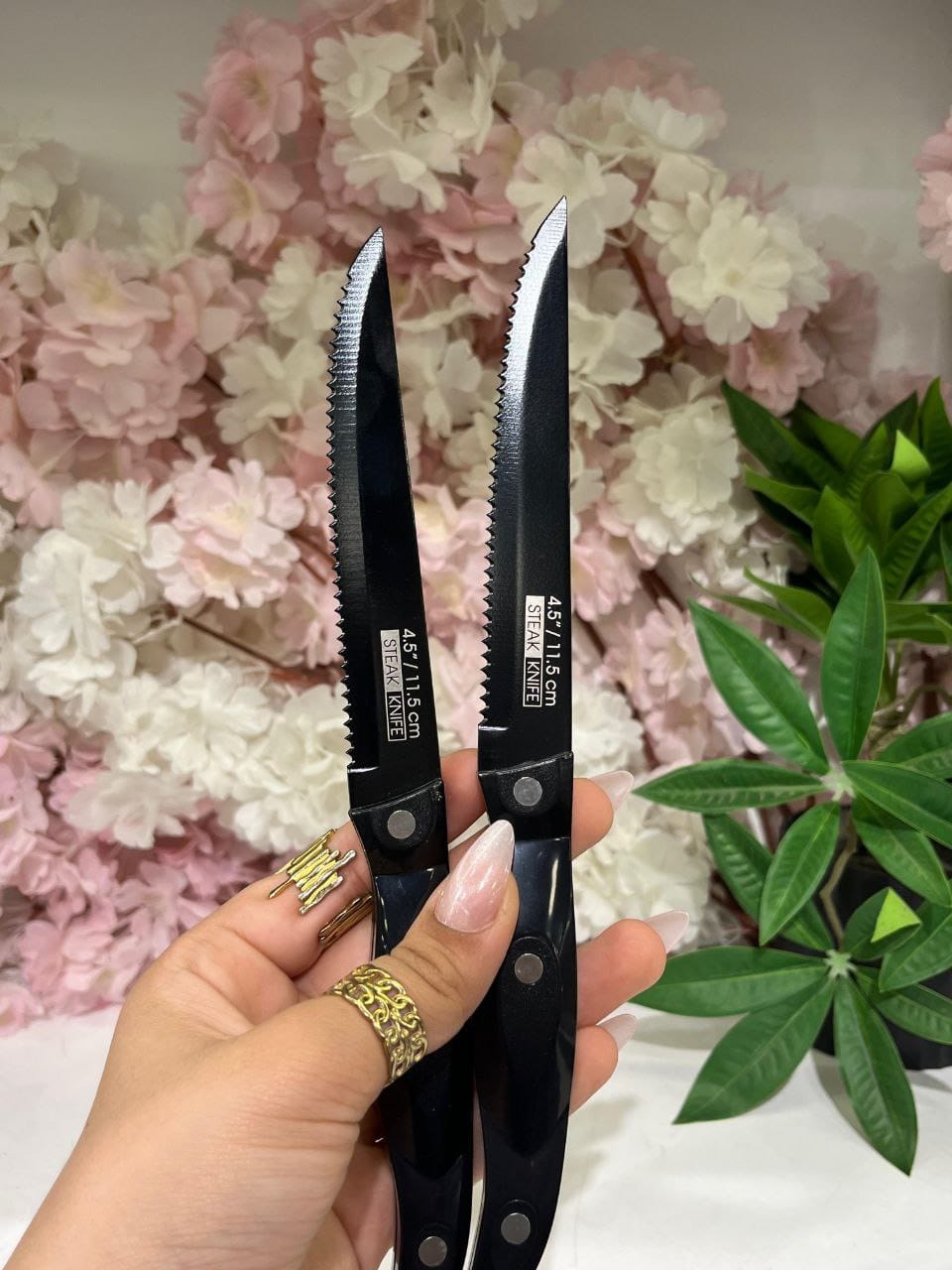 High-Quality Stainless Steel knives 18 Piece + Wooden Stand