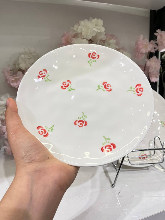 Sophisticated 7-Piece Porcelain Cake Set