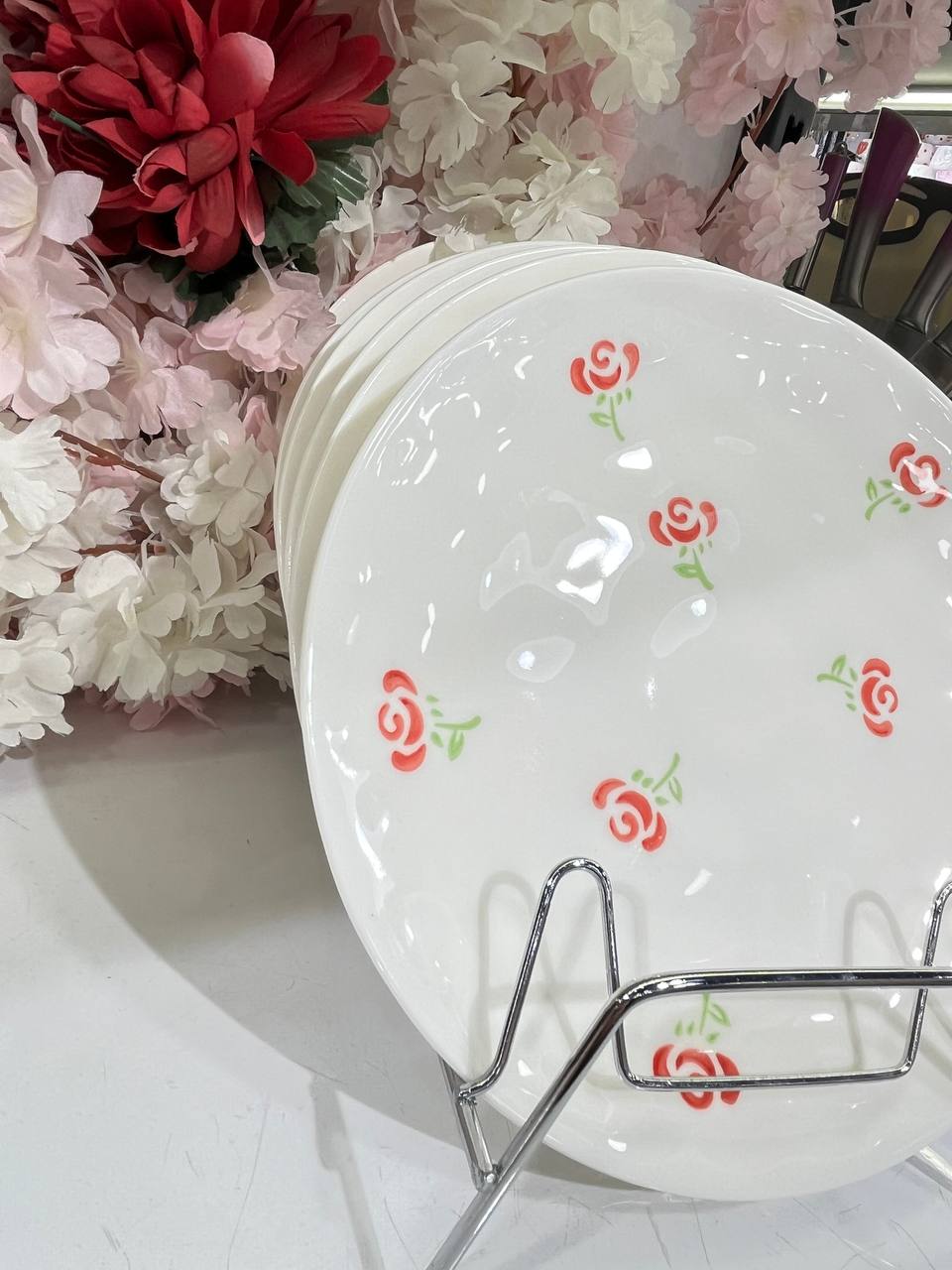 Sophisticated 7-Piece Porcelain Cake Set