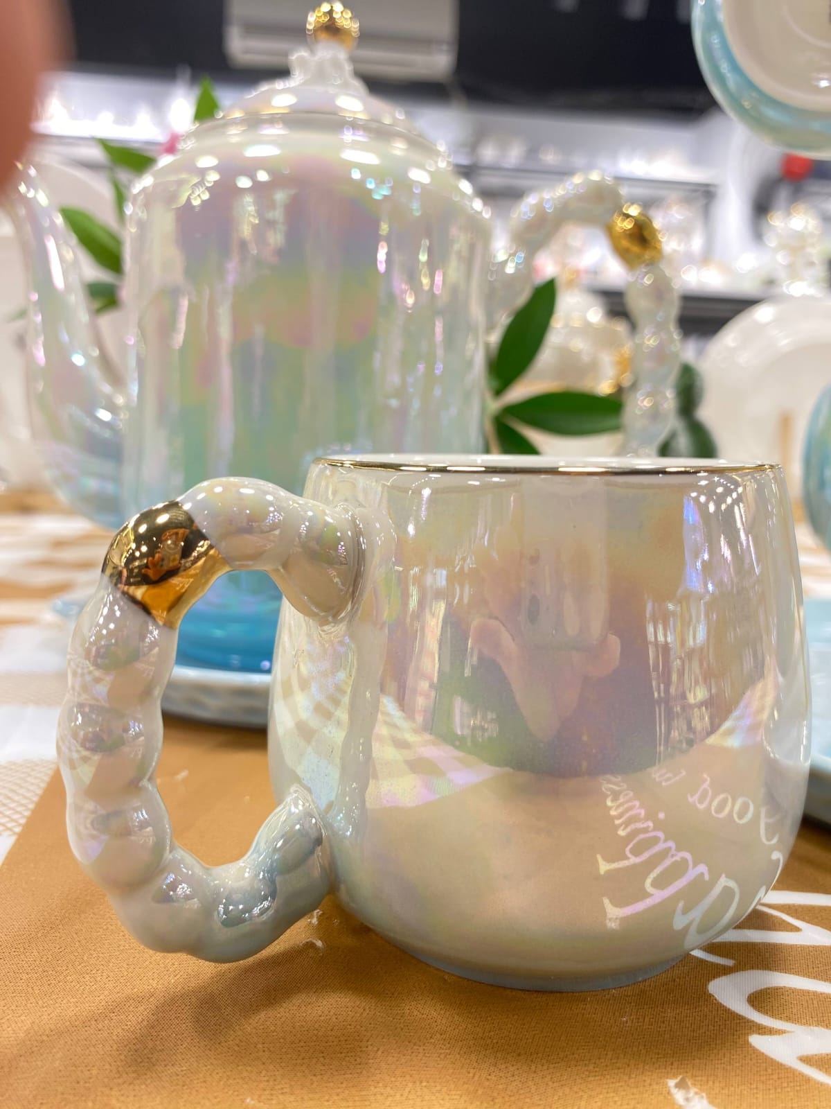 Luxury Porcelain Teapot Set +