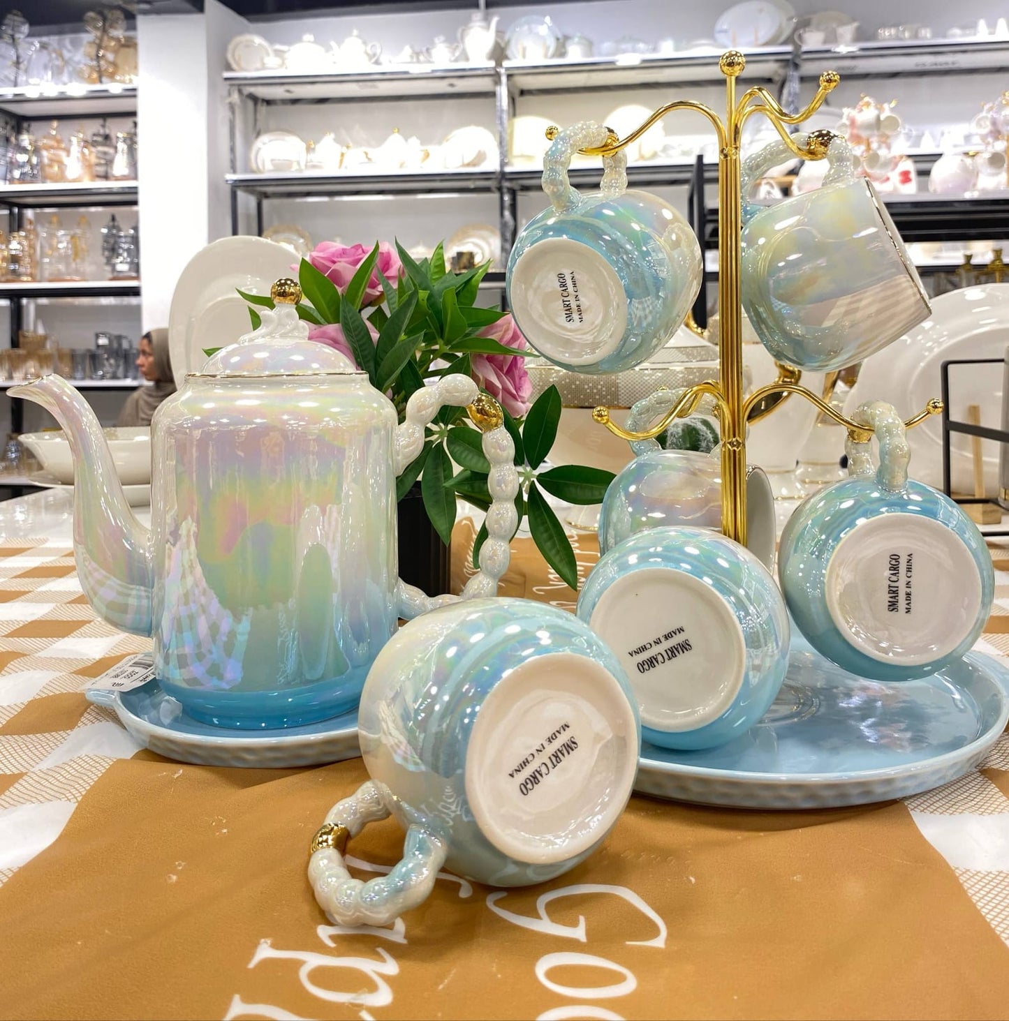 Luxury Porcelain Teapot Set +