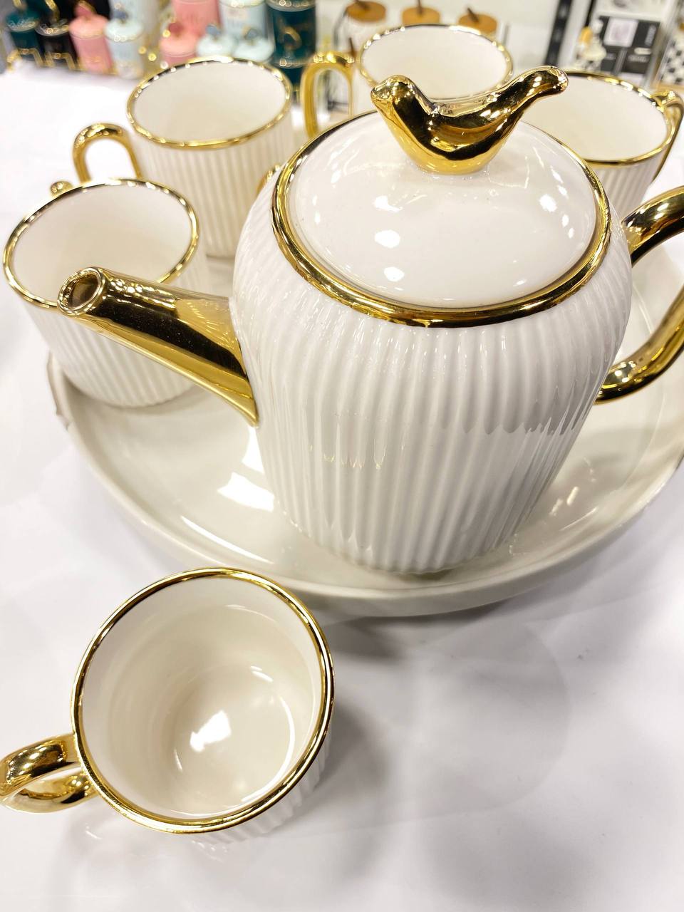 Royal Rotating Porcelain Serving Set