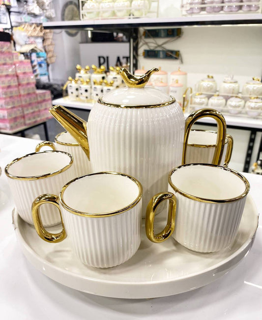 Royal Rotating Porcelain Serving Set
