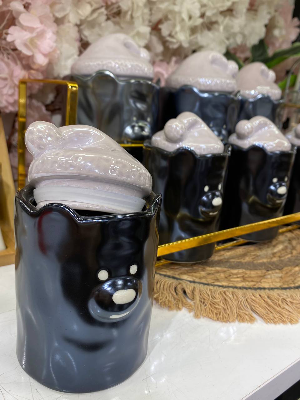 Teedy Bear Porcelain Spice Set