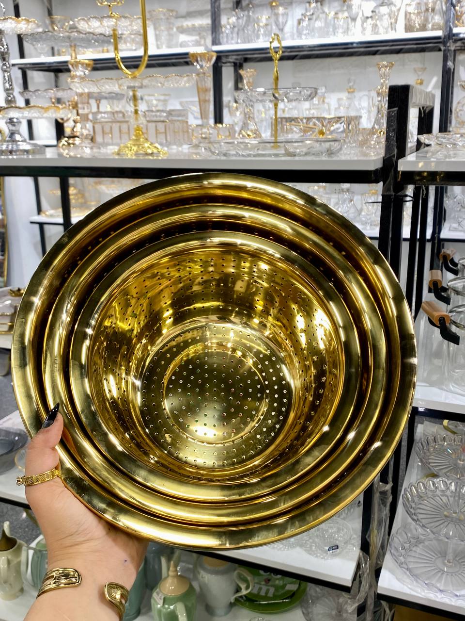 Gold Stainless Steel Strainers