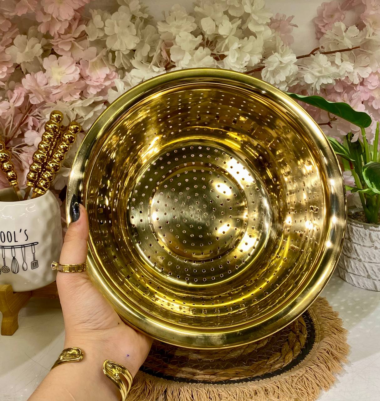 Gold Stainless Steel Strainers