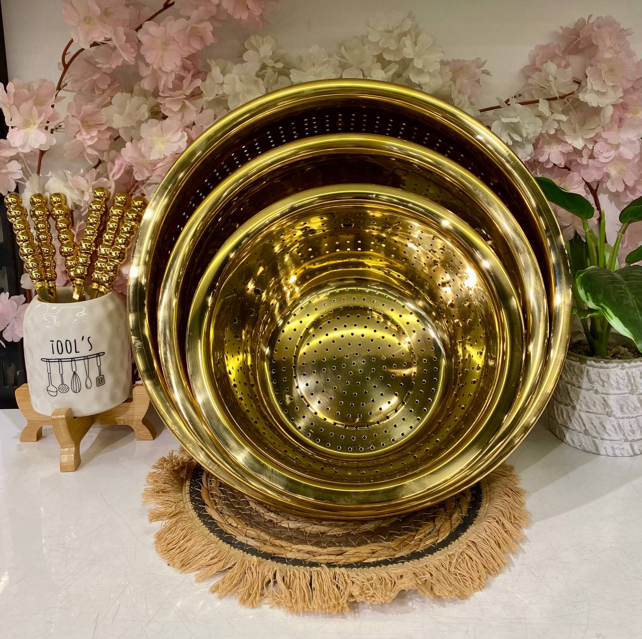 Gold Stainless Steel Strainers